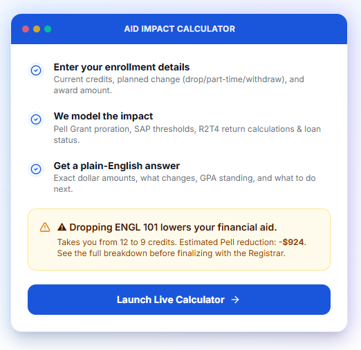 Student Aid Stimulator Popup Graphic